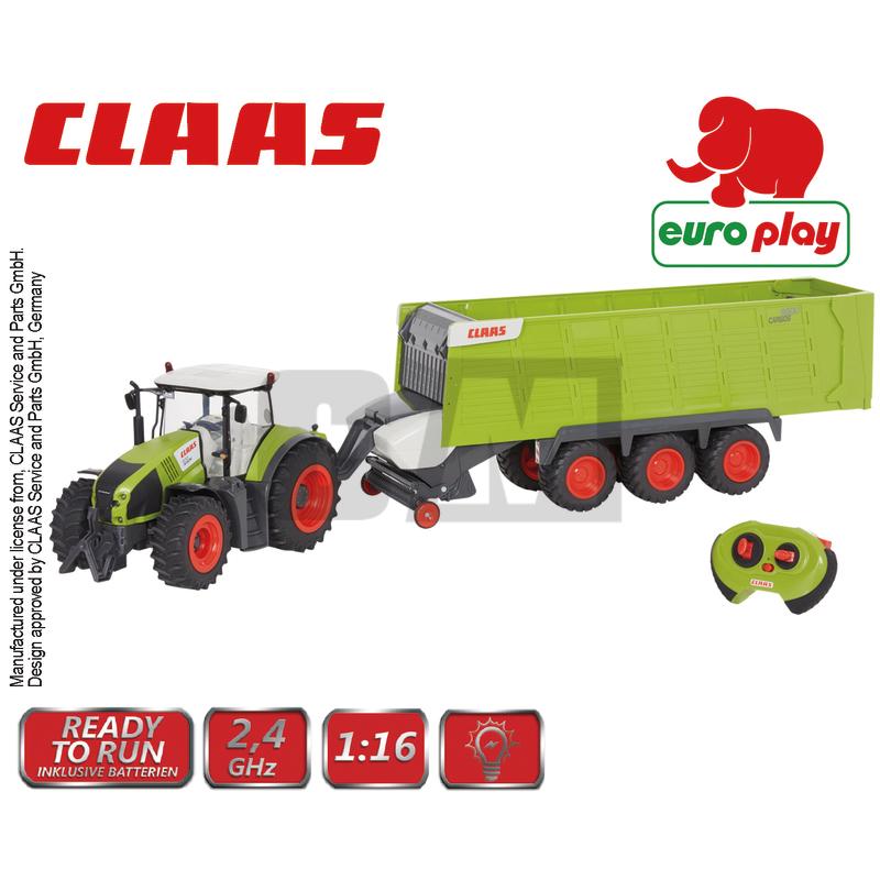 Tracteur RC Claas Axion 870 avec Remorque Cargo S9600 - 1/16 référence fournisseur 60099002